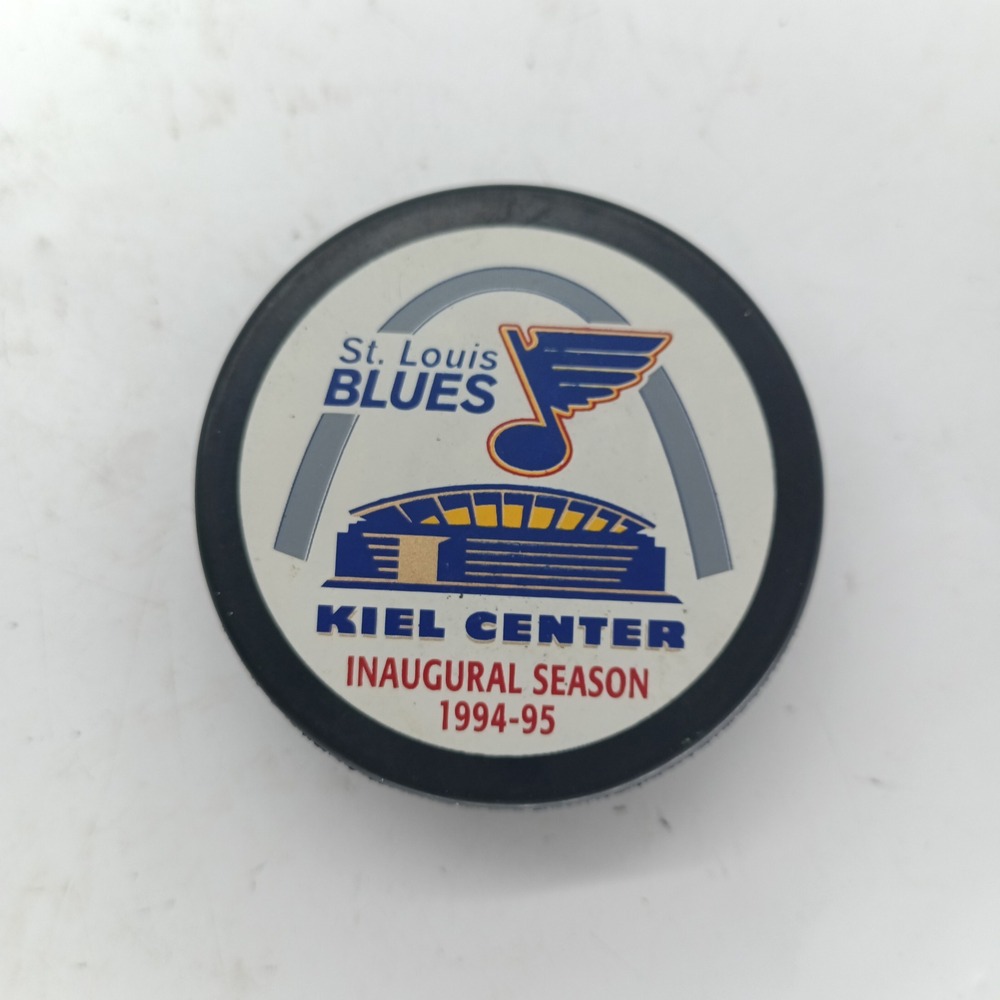 St Louis Blues Kiel Center Inaugural Season 1994-95 Official Hockey Puck ef